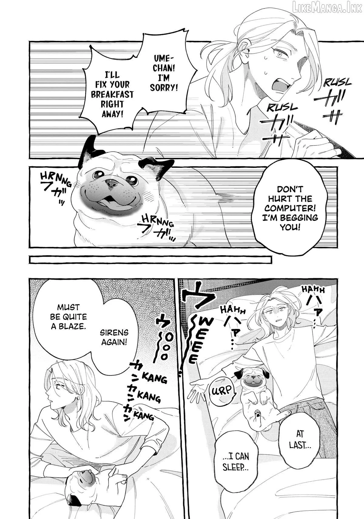 Encounter Between Polar Opposites and Their Dogs Chapter 38 page 12 - 