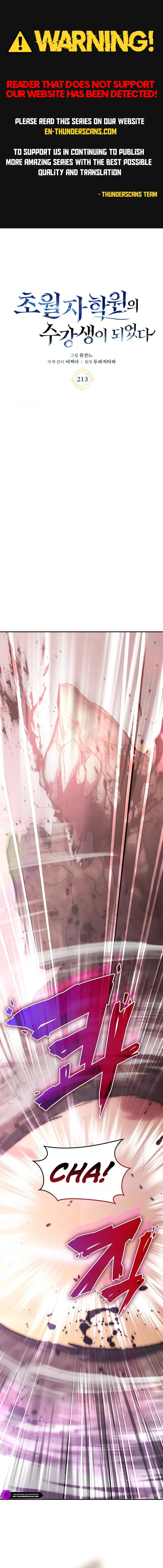 Enrolling in the Transcendent Academy Chapter 213 page 1 - 