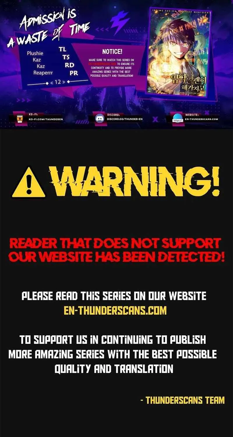 Read Enrolling Was a Mistake chapter 12 image 1 on Lezhin