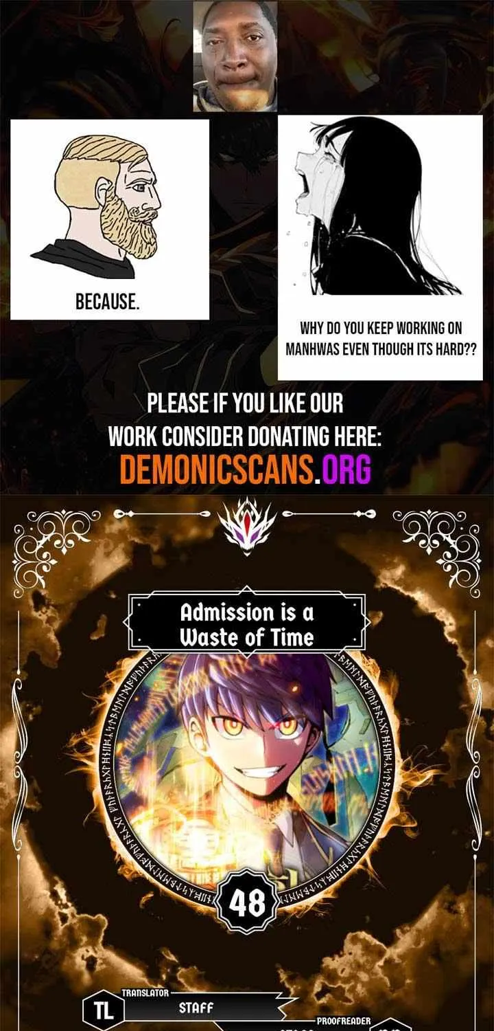 Read Enrolling Was a Mistake chapter 48 image 1 on Lezhin