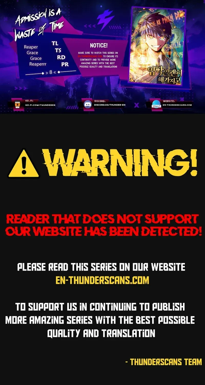 Read Enrolling Was a Mistake chapter 8 image 1 on Lezhin