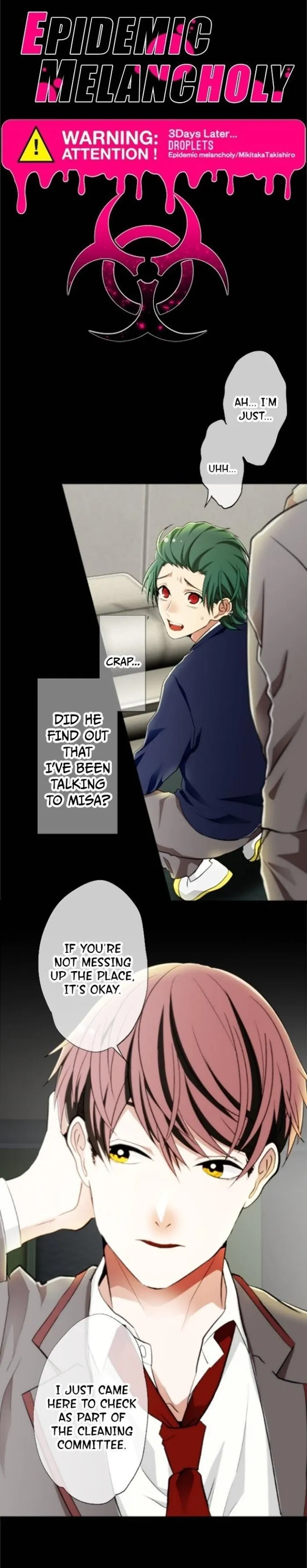 Read Epidemic Melancholy chapter 3 image 0 on Lezhin