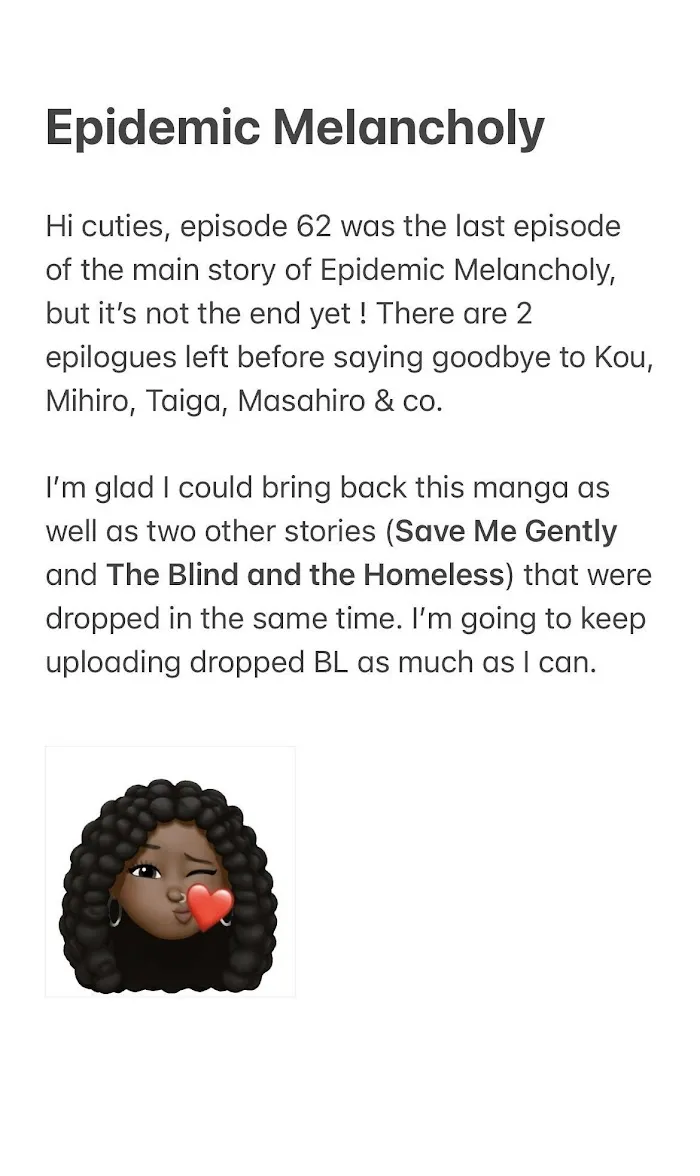 Read Epidemic Melancholy chapter 62 image 38 on Lezhin