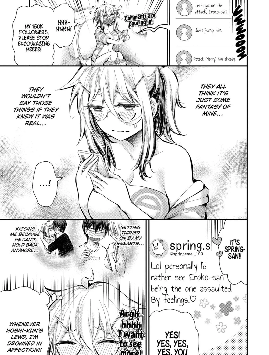Read Eroko-san on the Attack chapter 17 image 16 on Lezhin