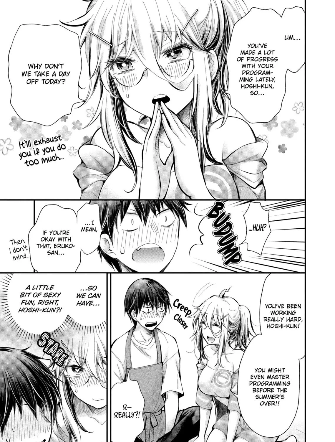 Read Eroko-san on the Attack chapter 17 image 8 on Lezhin