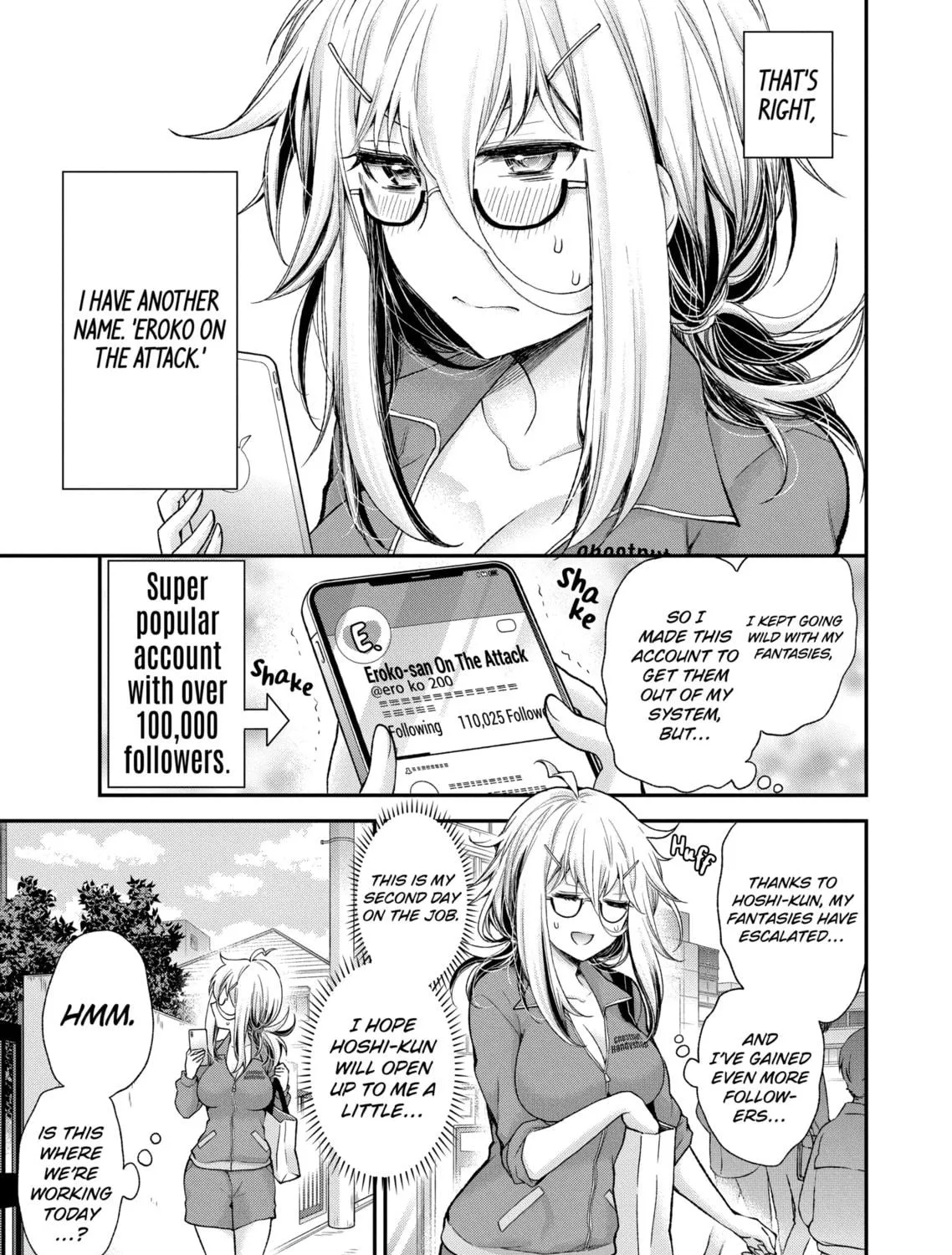 Read Eroko-san on the Attack chapter 2 image 8 on Lezhin