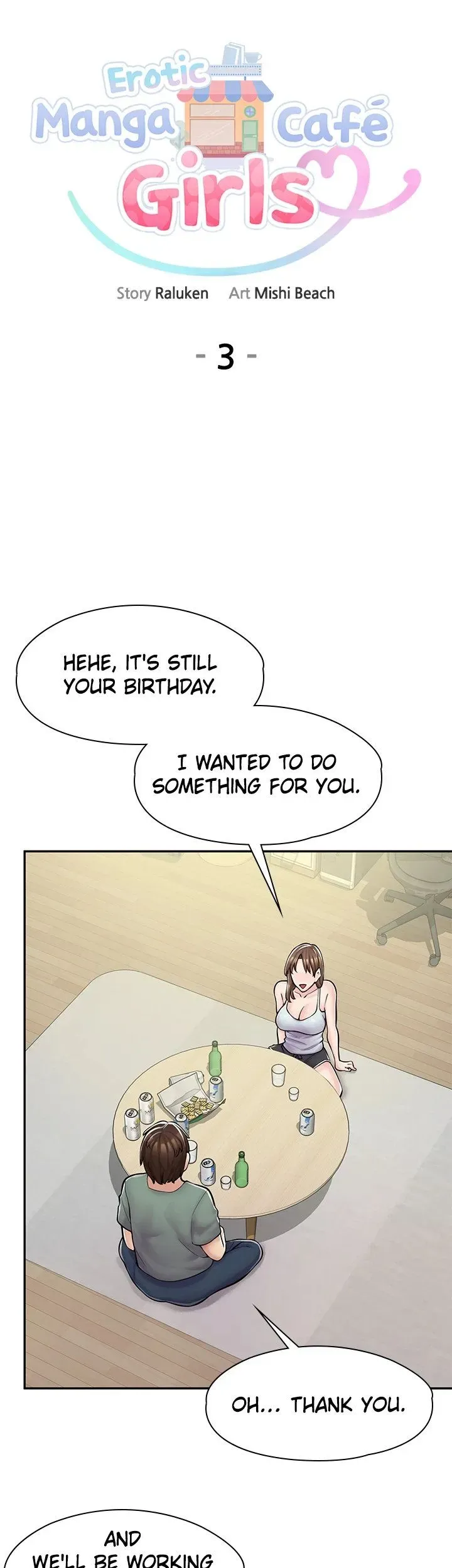 Erotic Manga Café Girls Chapter 3 page 5 - 