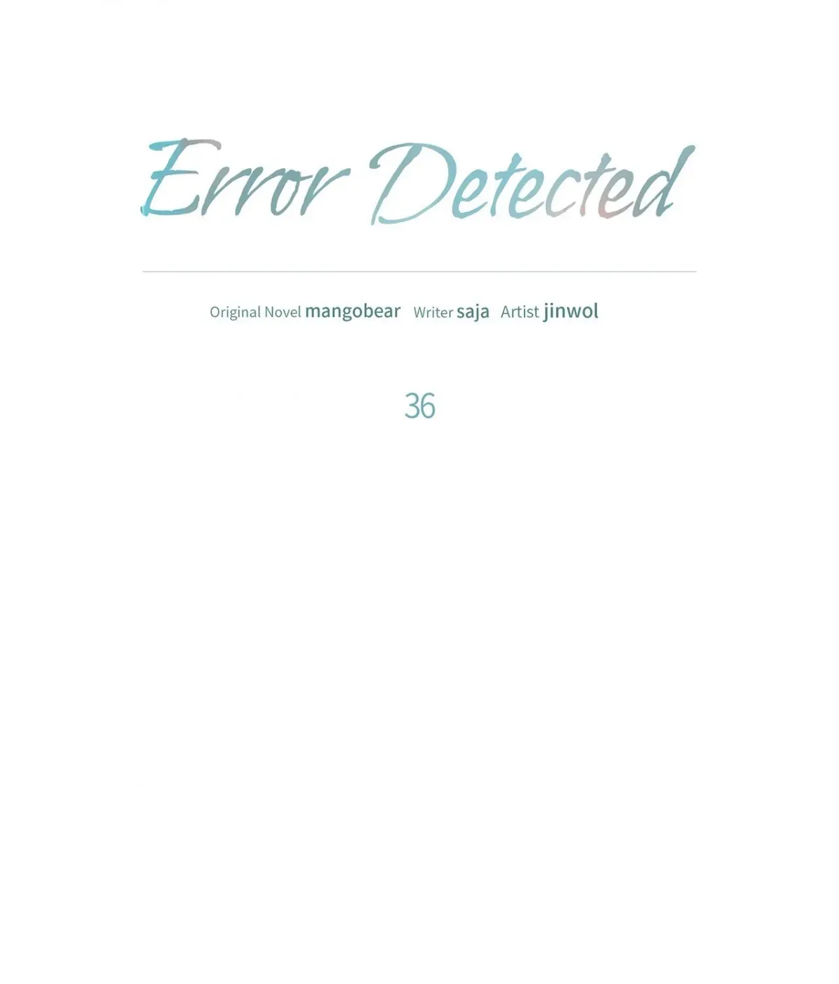 Read Error Detected chapter 36 image 9 on Lezhin