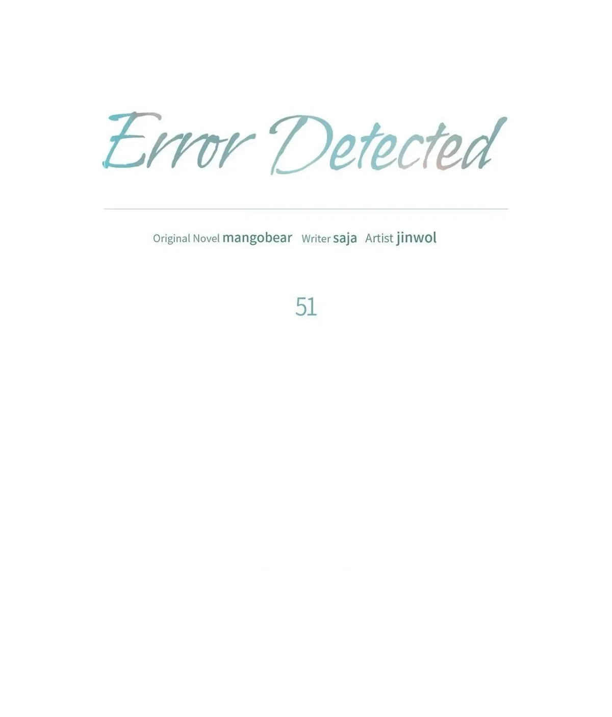 Read Error Detected chapter 51 image 3 on Lezhin