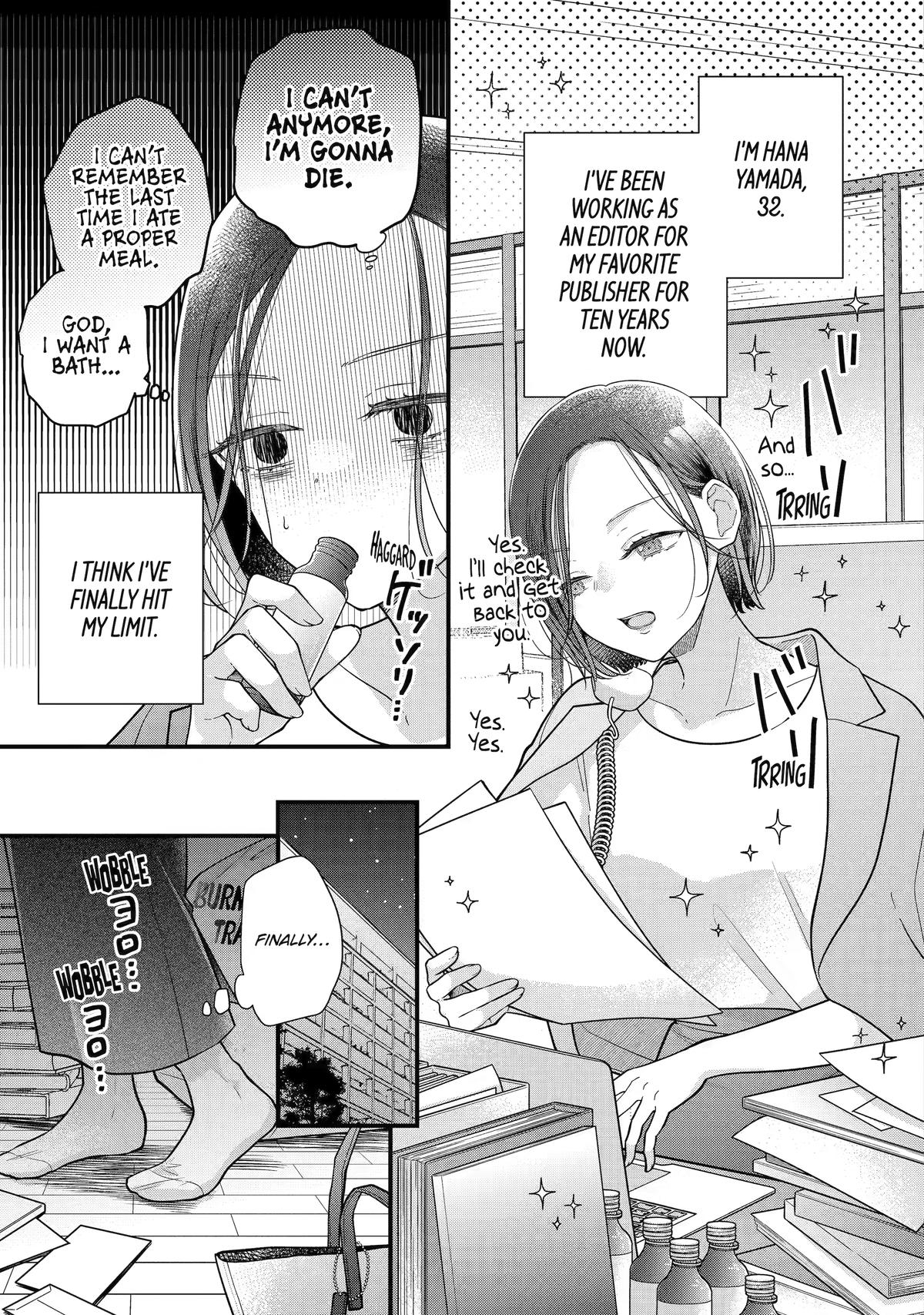 Escaping Overwork Via My Stalker Chapter 1 page 3 - 