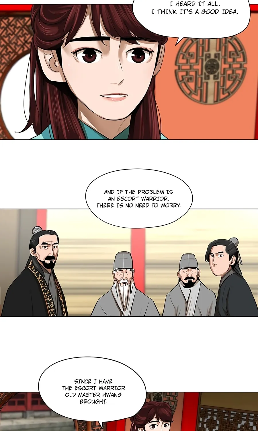 Read Escort Warrior chapter 17 image 12 on Lezhin