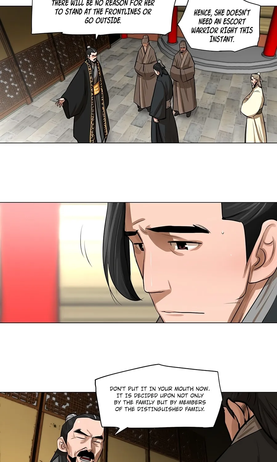 Read Escort Warrior chapter 17 image 9 on Lezhin