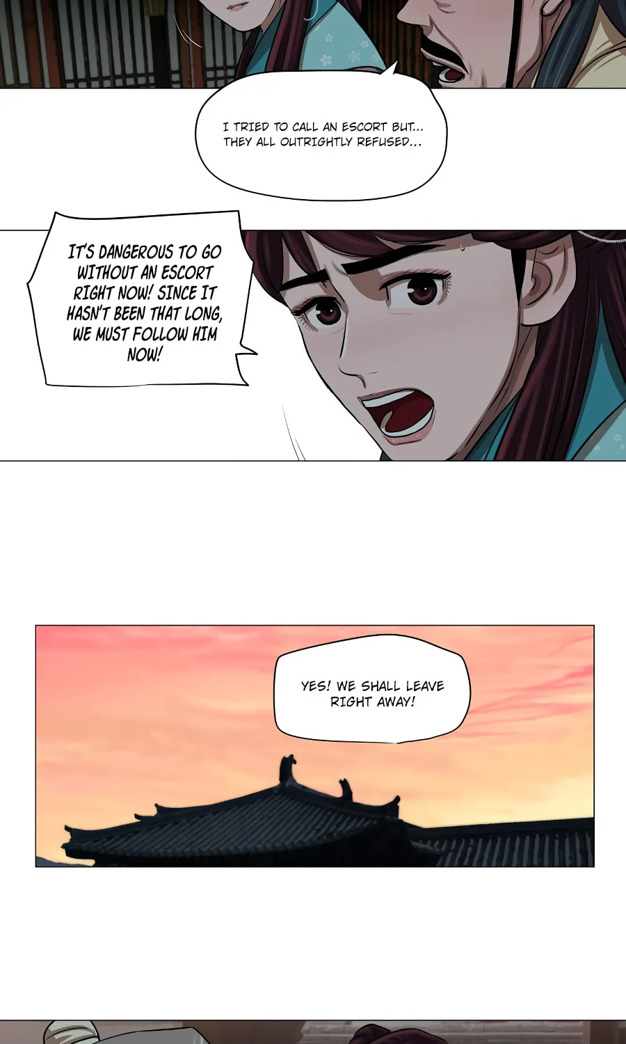 Read Escort Warrior chapter 27 image 3 on Lezhin