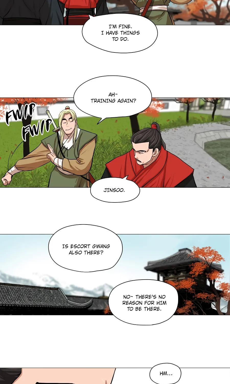 Read Escort Warrior chapter 33 image 10 on Lezhin