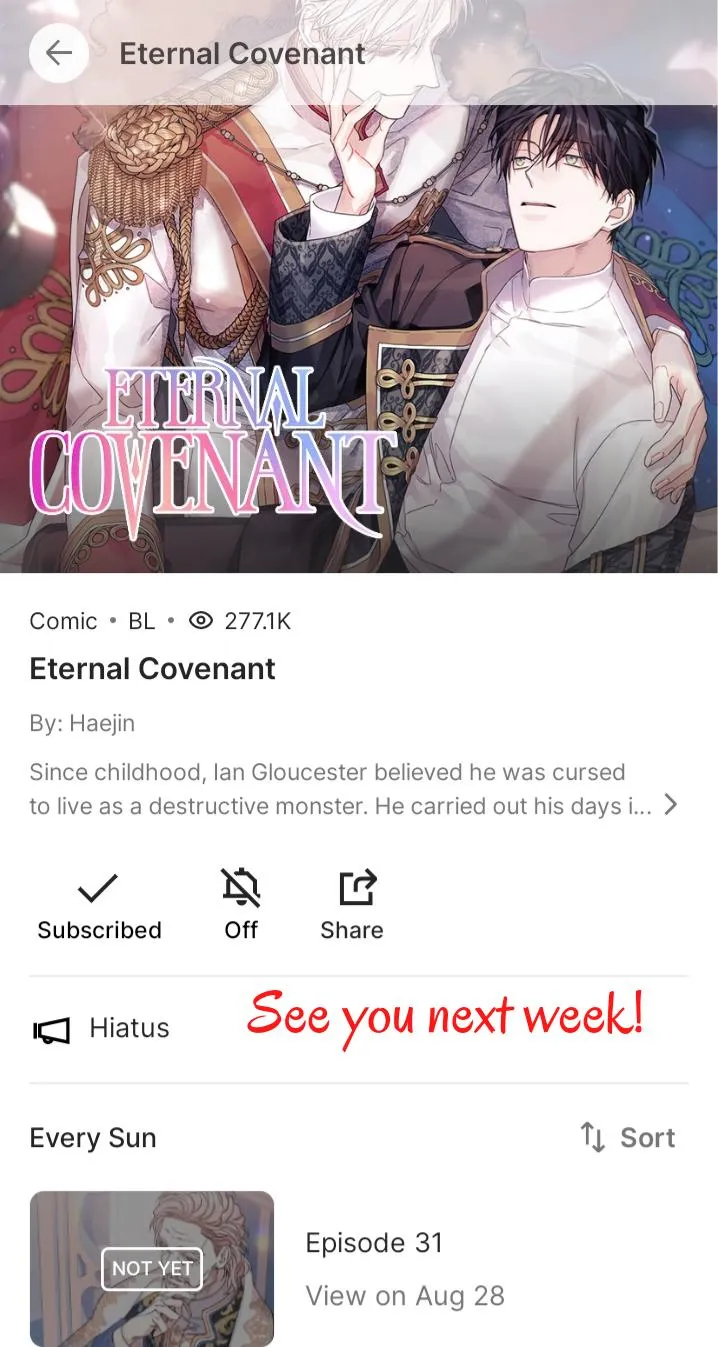 Read Eternal Contract chapter 30.1 image 0 on Lezhin
