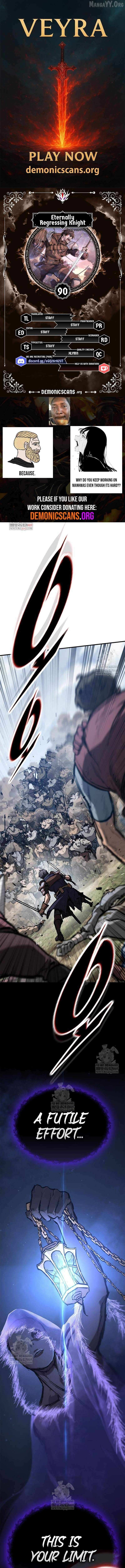 Read Eternally Regressing Knight chapter 90 image 1 on Lezhin