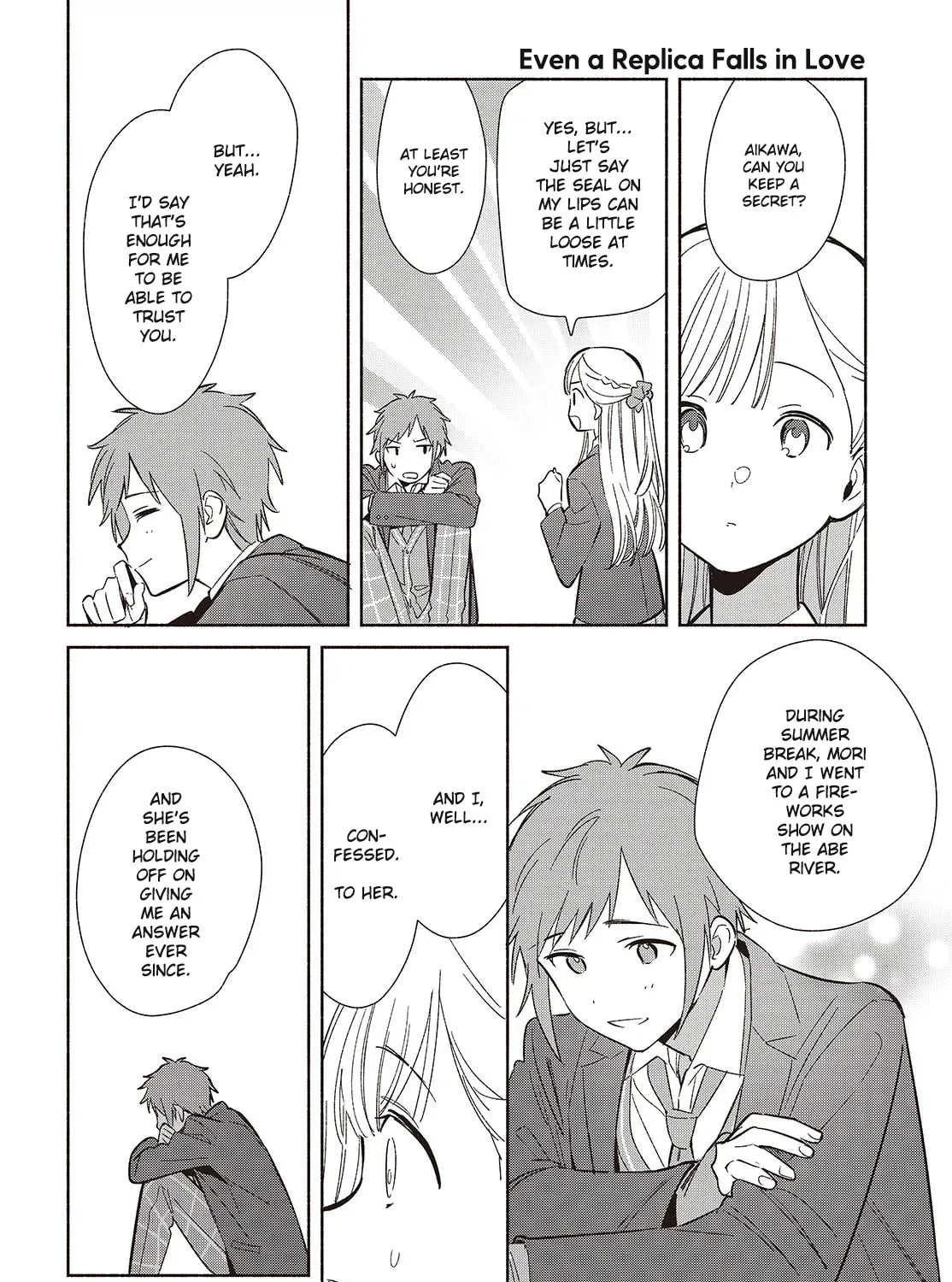 Read Even a Replica Falls in Love chapter 21 image 14 on Lezhin