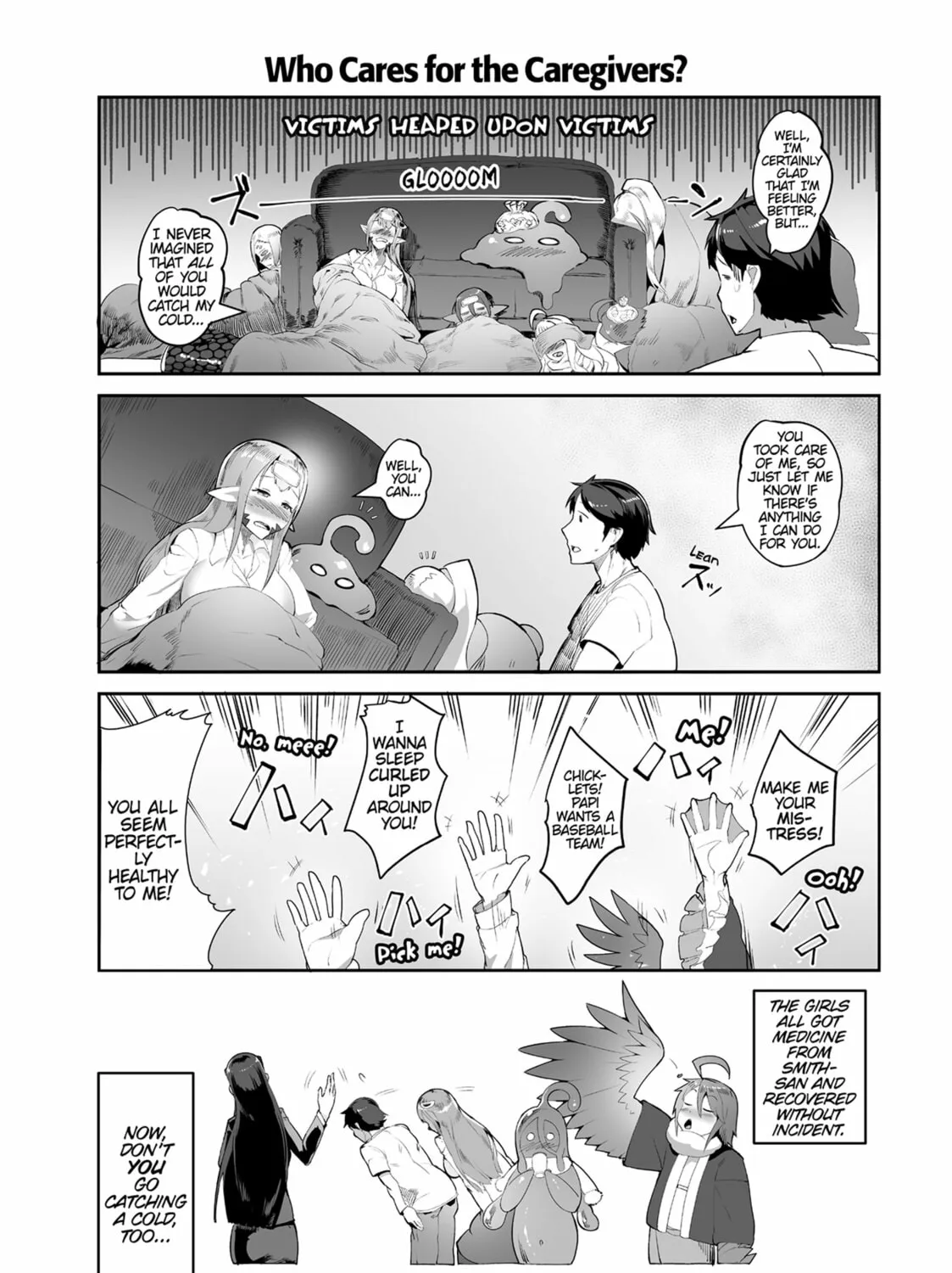 Everyday Life with Monster Girls 4-Koma Anthology Chapter 48 page 7 - 