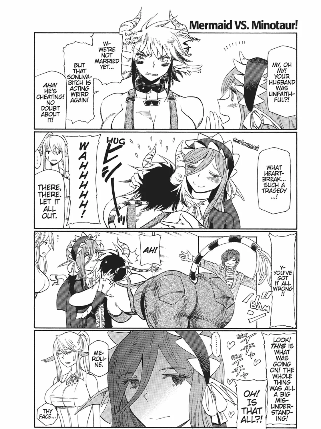 Everyday Life with Monster Girls 4-Koma Anthology Chapter 49 page 3 - 
