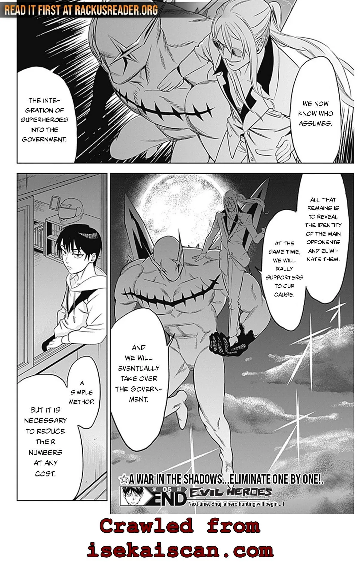 Evil heroes Chapter 5 page 17 - 