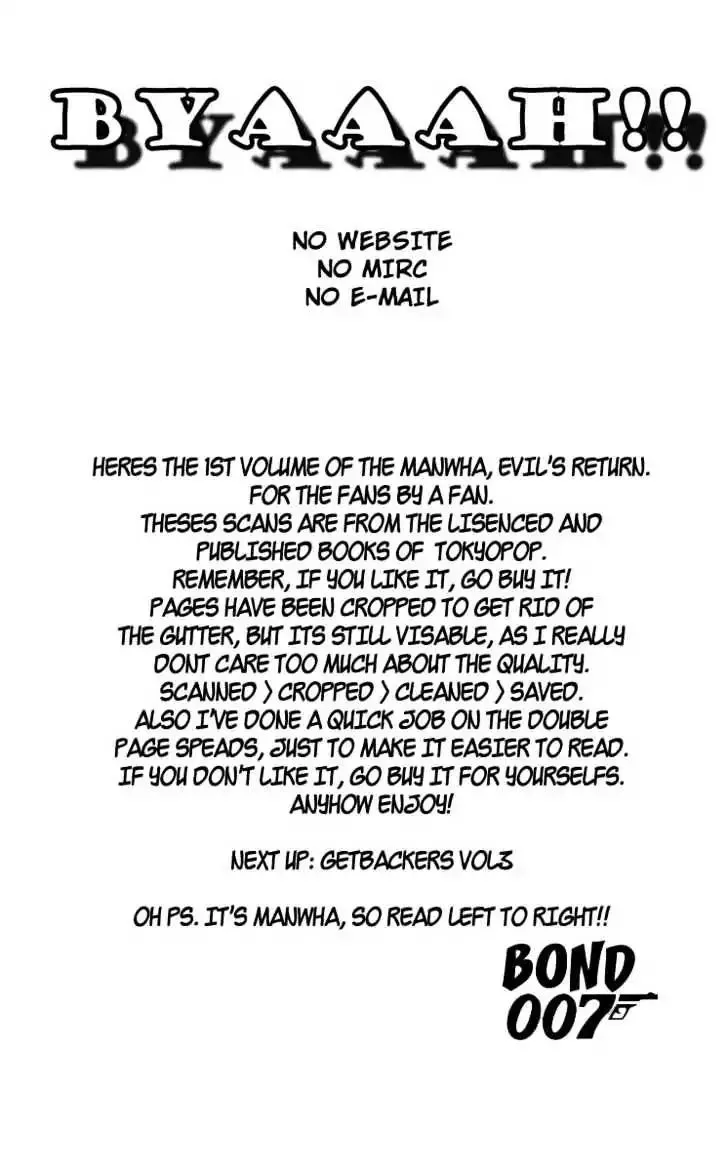 Evil's Return Chapter 1 page 1 - 