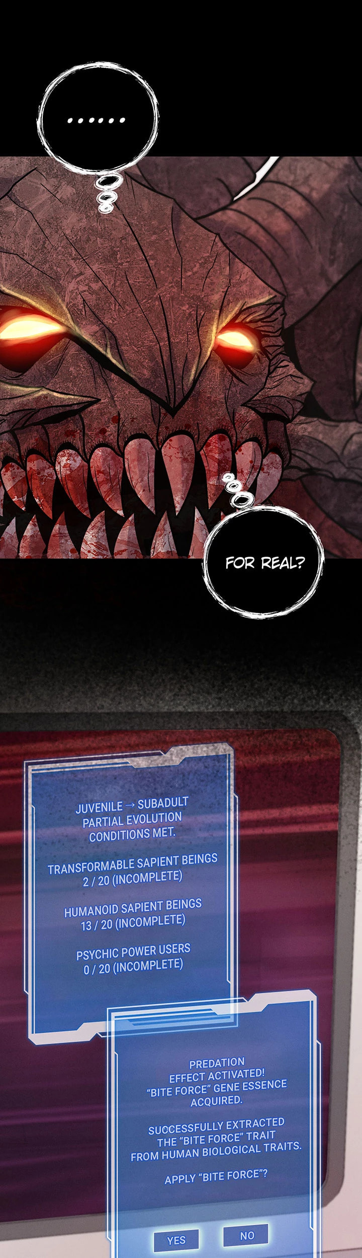 Read Evolution: Road to Space Monster chapter 102 image 33 on Lezhin