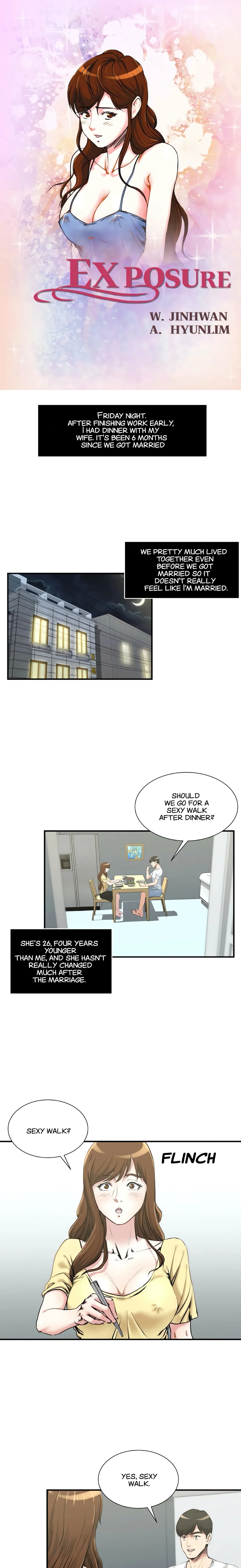 Read Exposure chapter 1 image 0 on Lezhin
