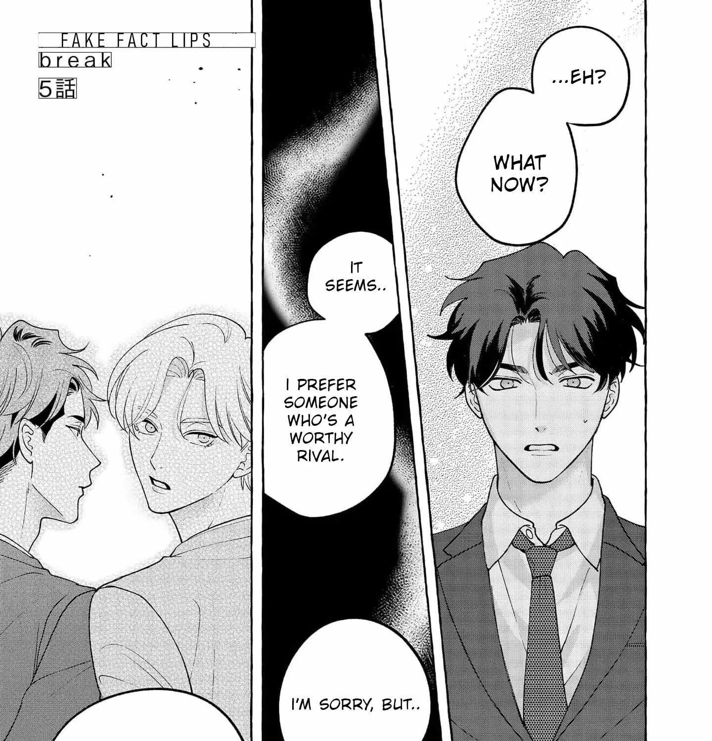 Read Fake Fact Lips break chapter 5 image 3 on Lezhin