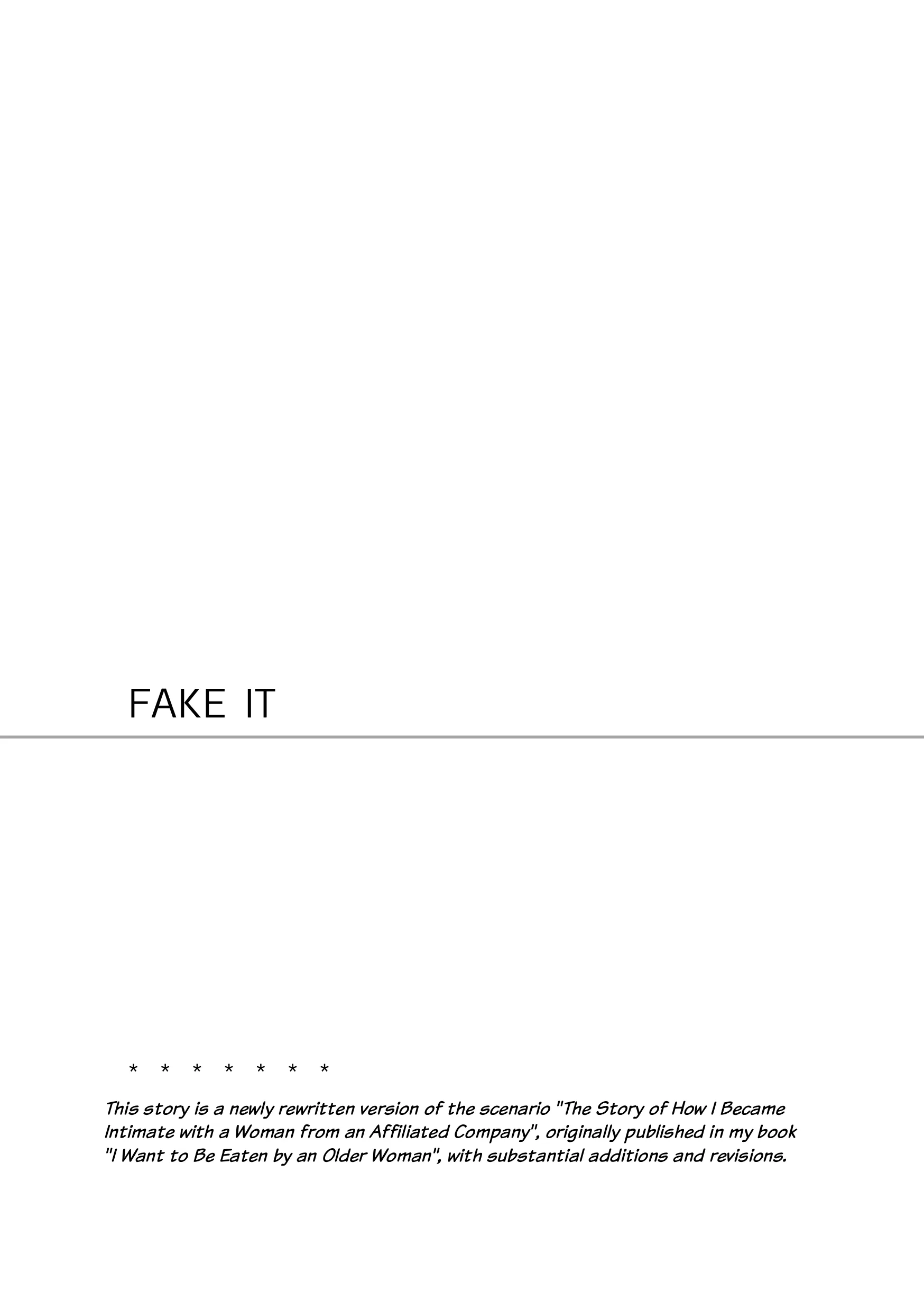 Read FAKE IT chapter 1 image 3 on Lezhin
