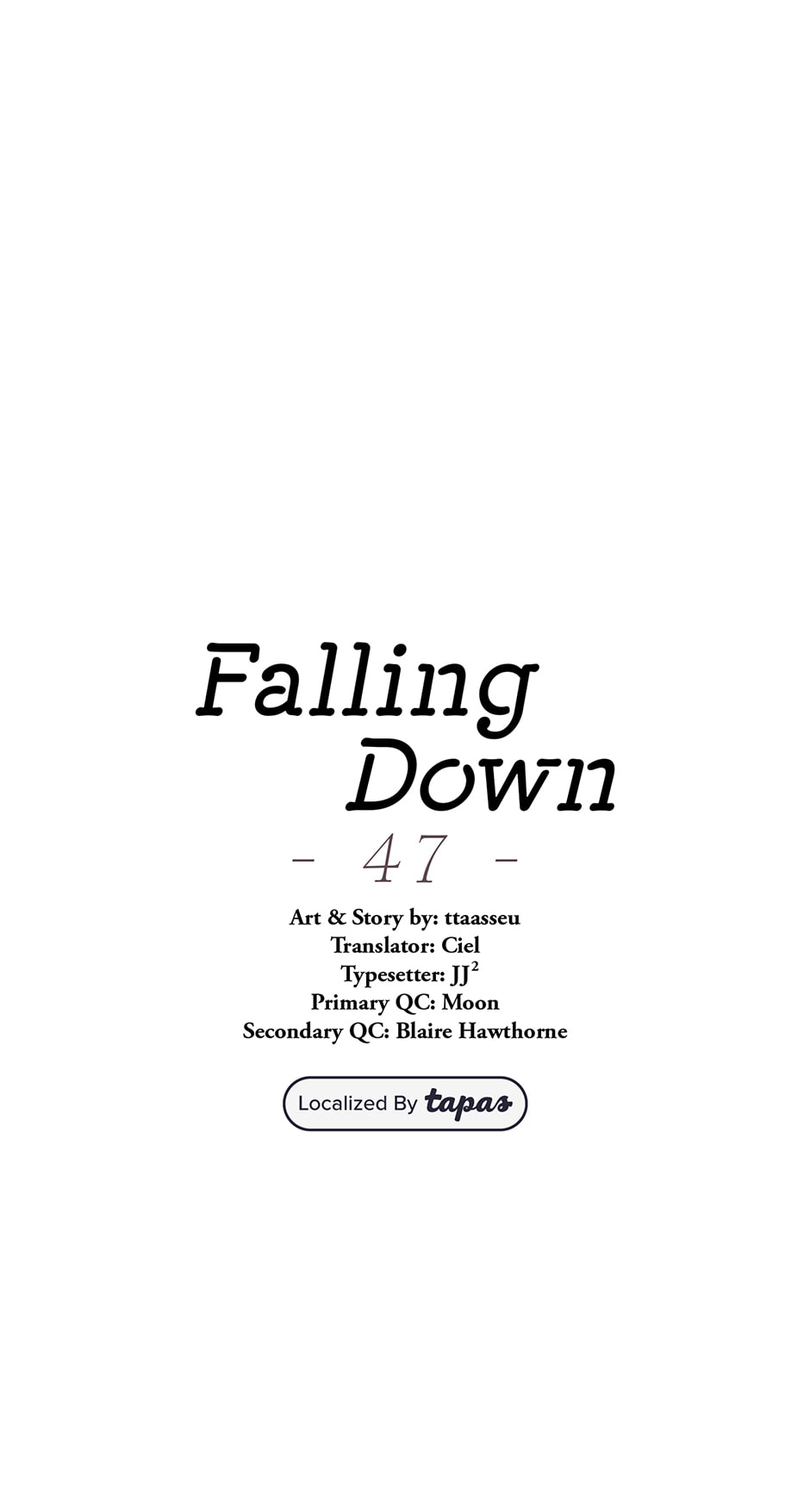 Read Falling Down chapter 47 image 7 on Lezhin
