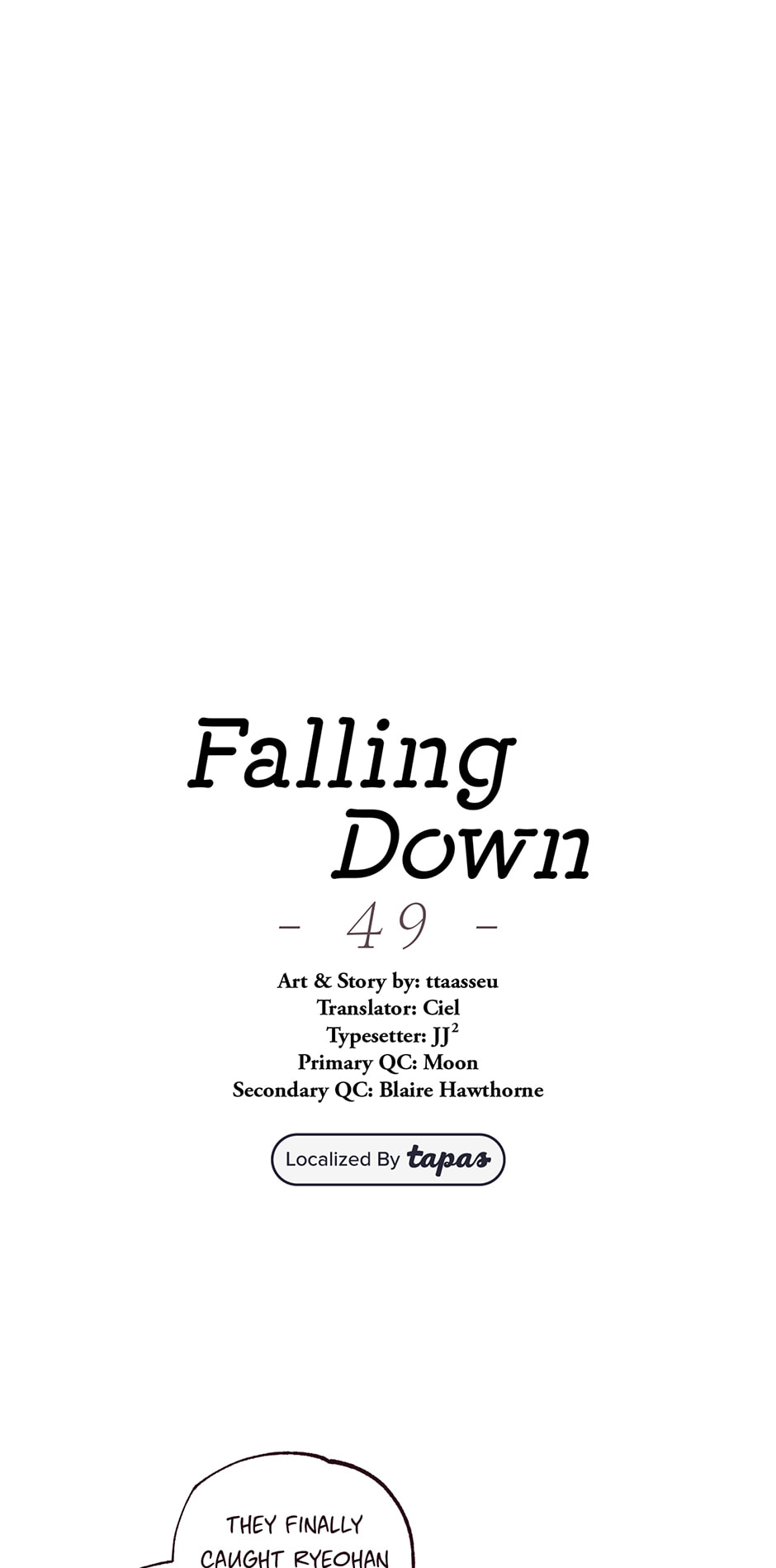 Read Falling Down chapter 49 image 8 on Lezhin