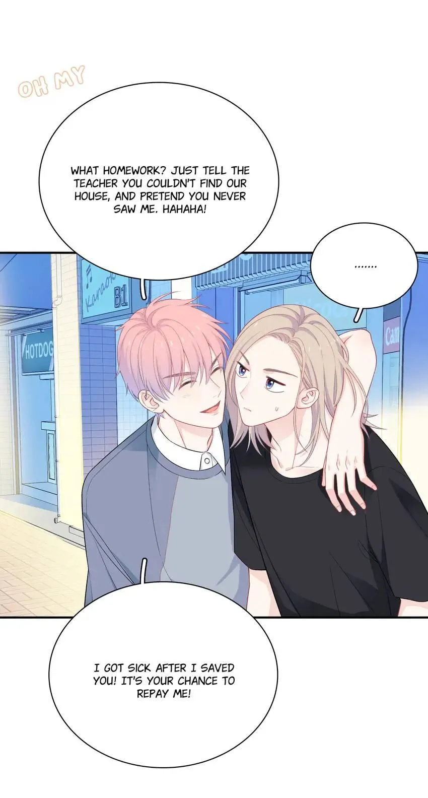 Read Falling Galaxy chapter 16 image 9 on Lezhin