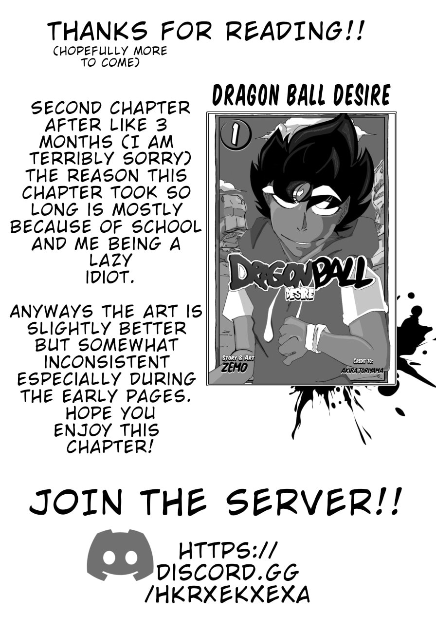 FANMADE Dragon Ball : Desire Chapter 2 page 21 - 