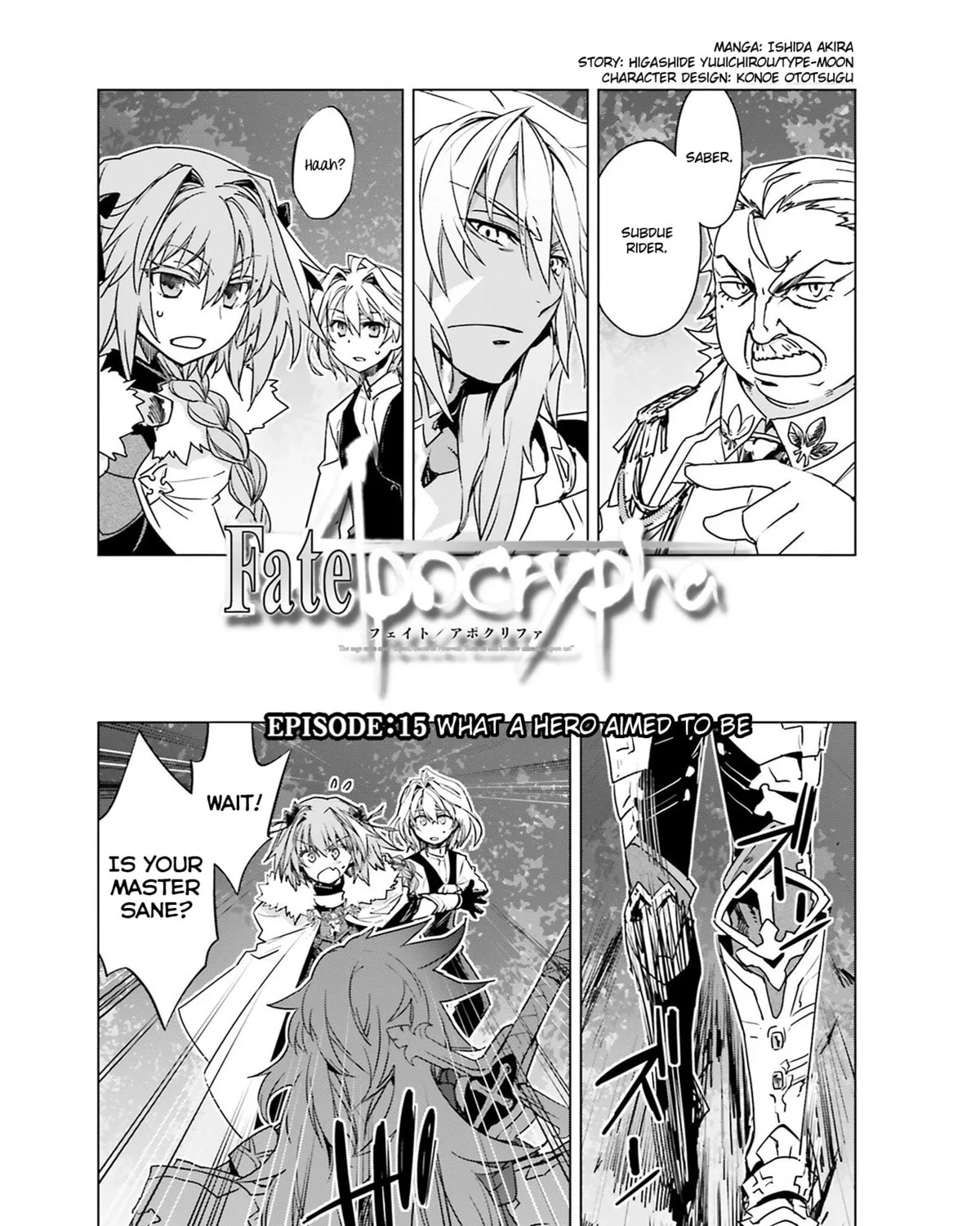 Read Fate/Apocrypha chapter 15 image 2 on Lezhin