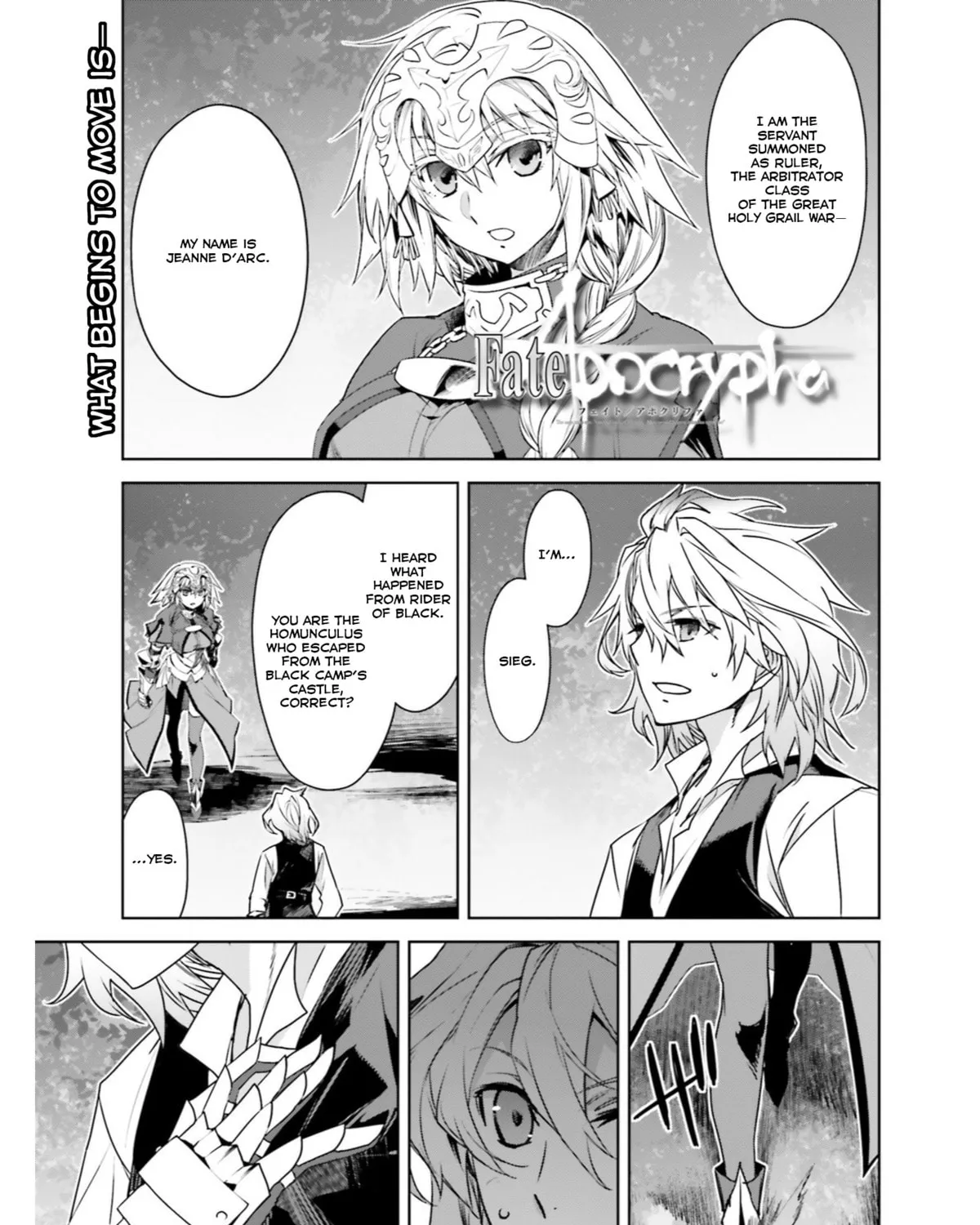 Read Fate/Apocrypha chapter 17 image 1 on Lezhin