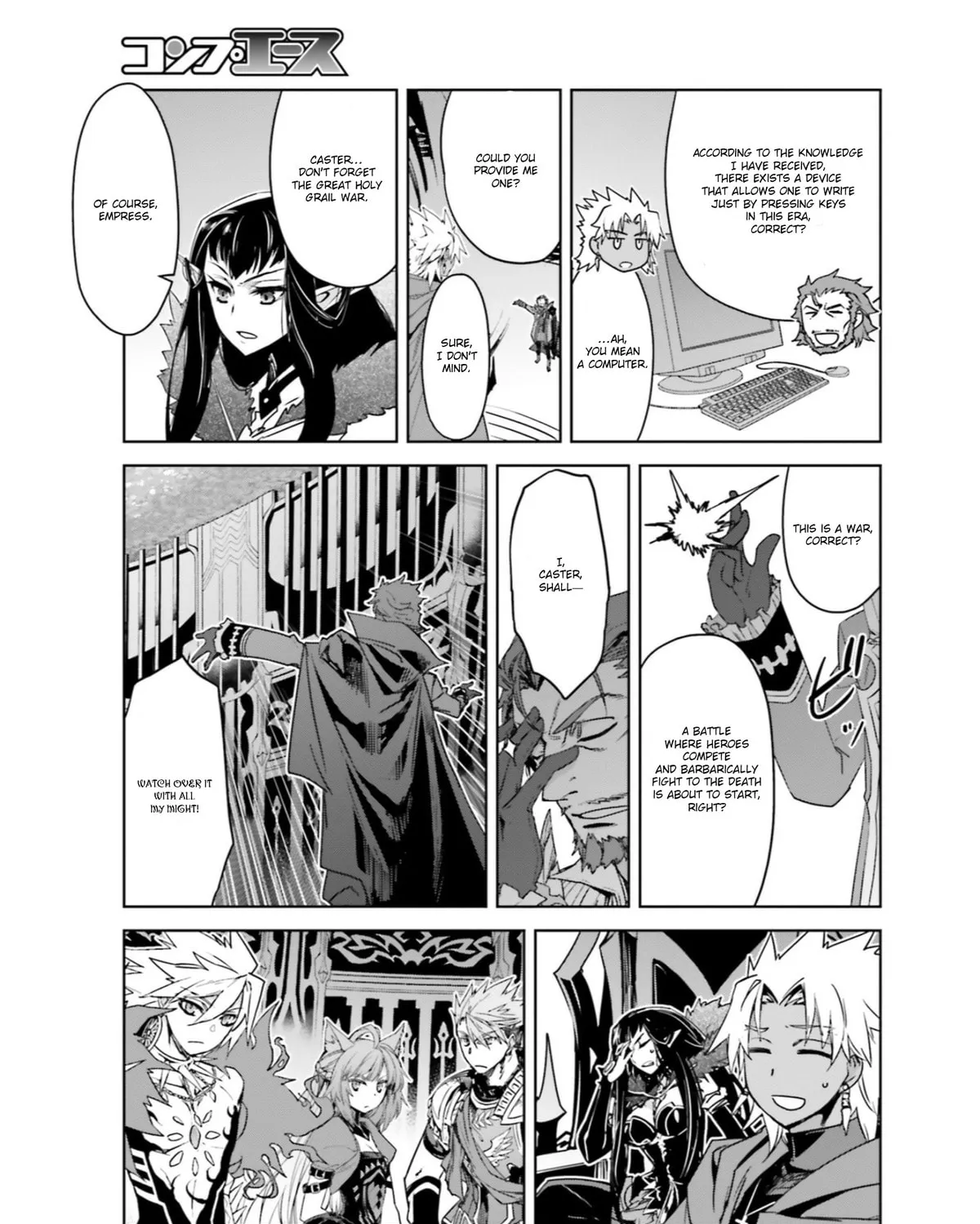 Read Fate/Apocrypha chapter 20 image 20 on Lezhin