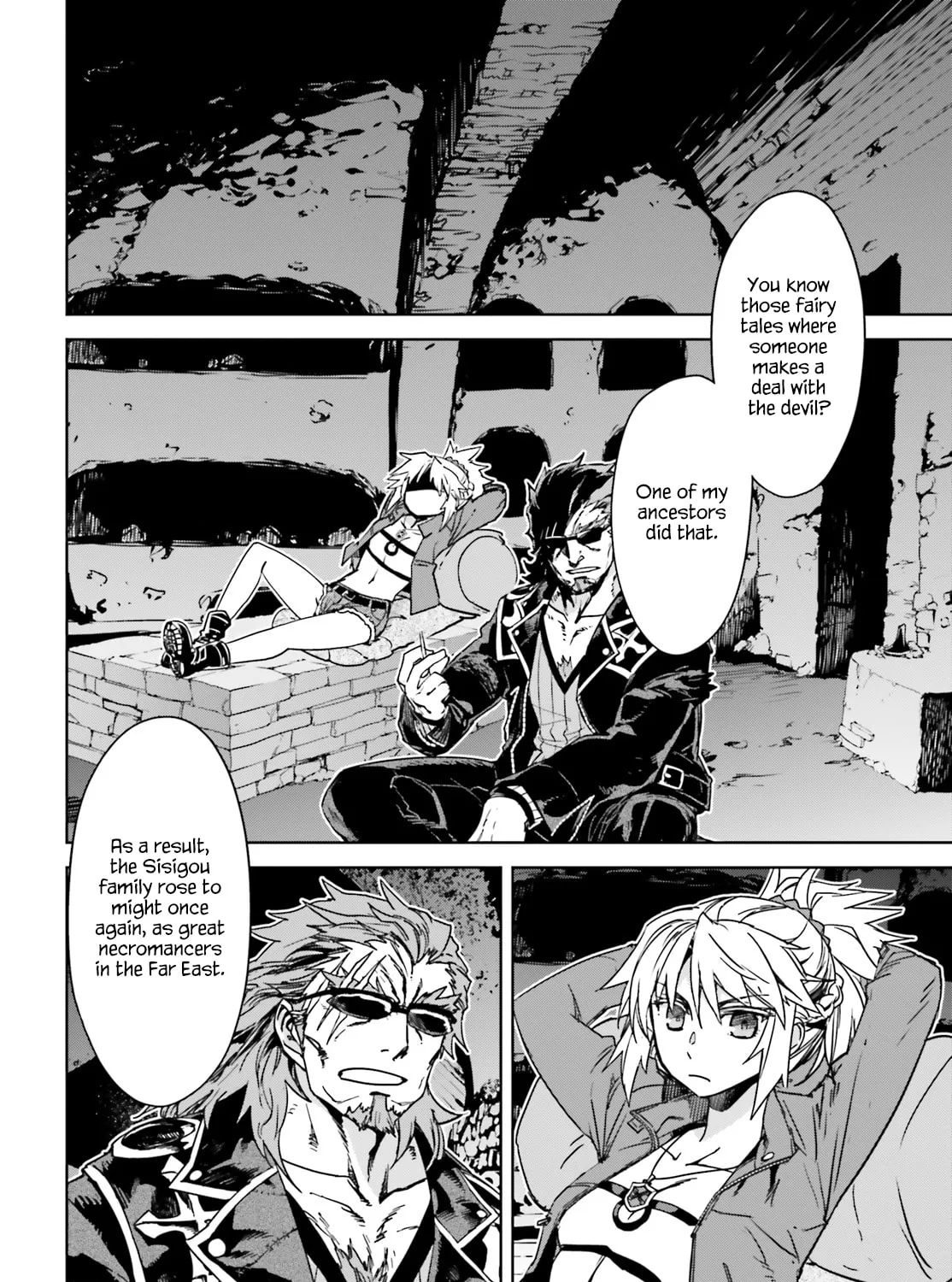Read Fate/Apocrypha chapter 40 image 42 on Lezhin