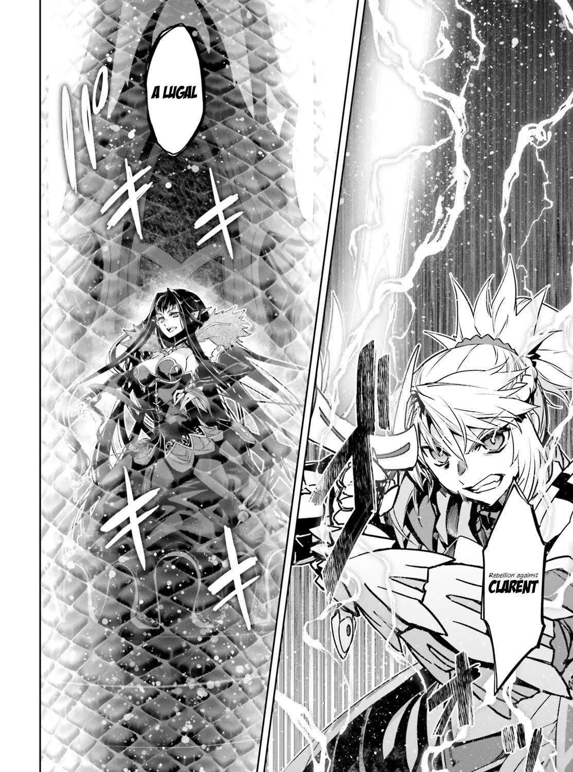 Read Fate/Apocrypha chapter 64 image 34 on Lezhin