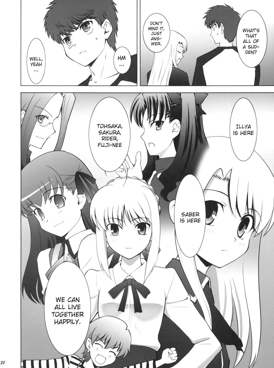 Fate/Stay Night dj - Type-Moon Complex X Chapter 1 page 125 - 