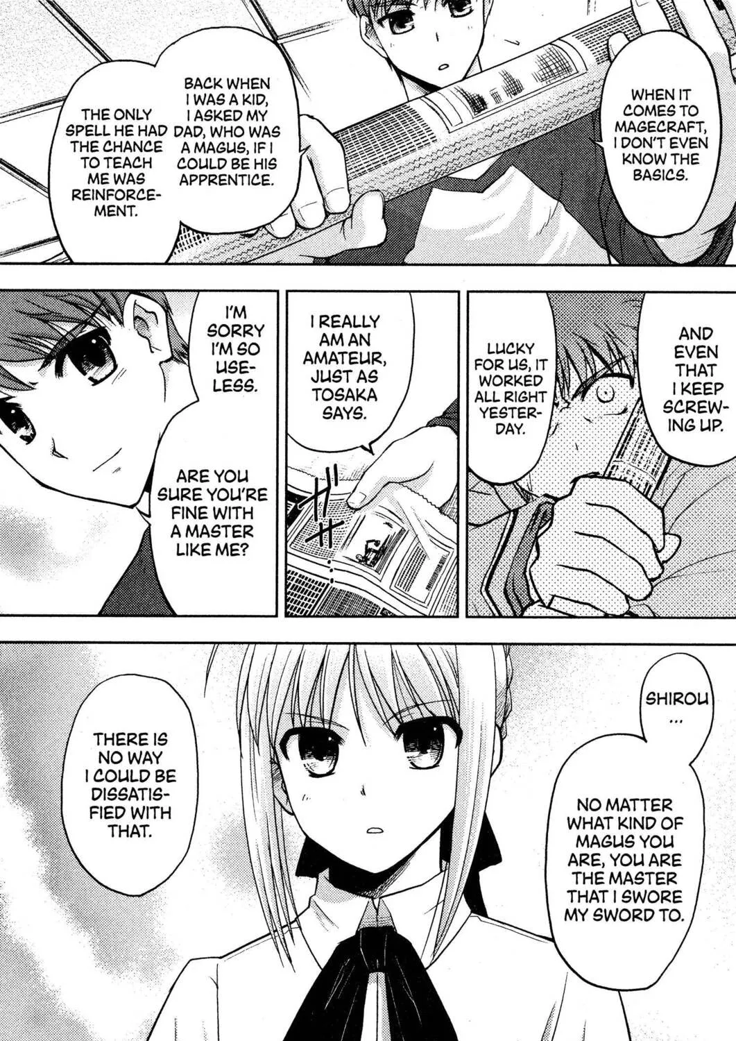 Read Fate/stay night chapter 7 image 16 on Lezhin