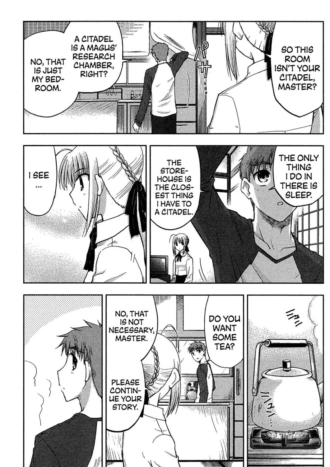 Read Fate/stay night chapter 7 image 8 on Lezhin