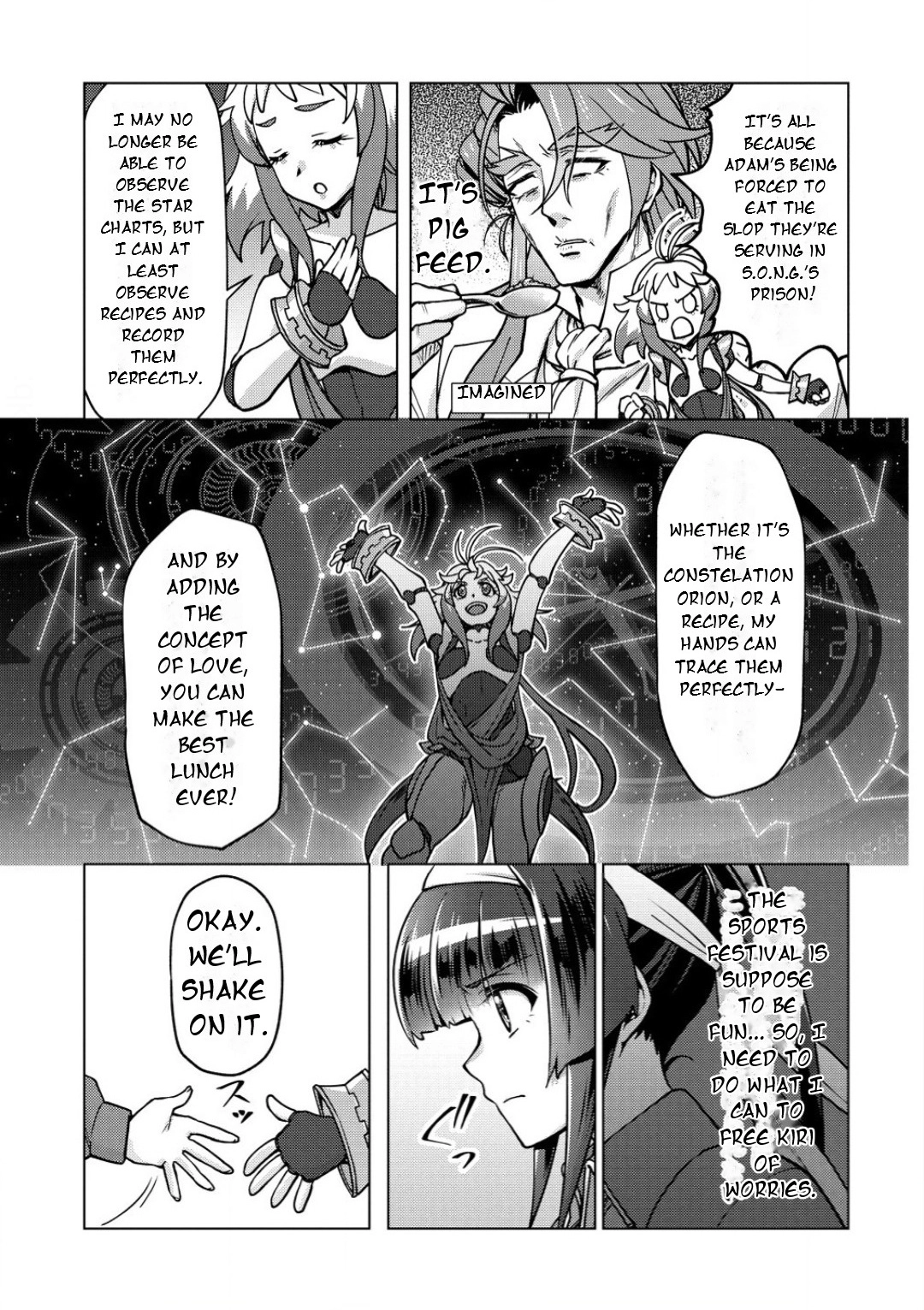 Feast of the Valkyries: Cooking with Shirabe Chapter 35 page 8 - 
