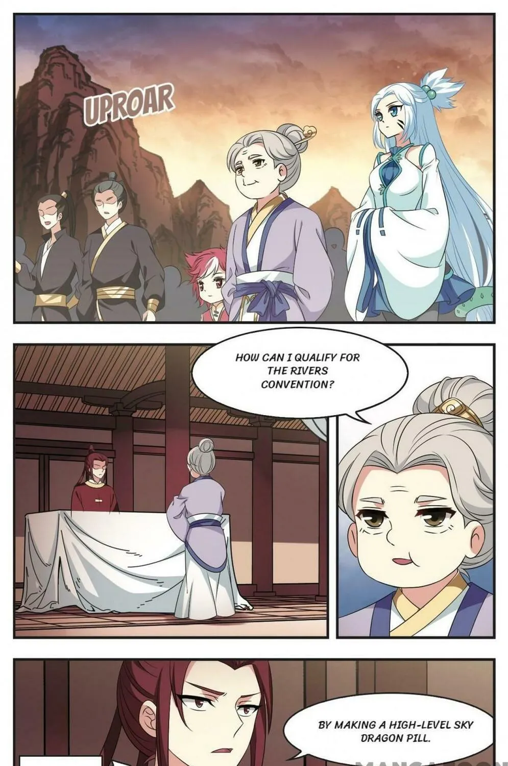 Read Feng Qi Cang Lan (Colored) chapter 407 image 8 on Lezhin