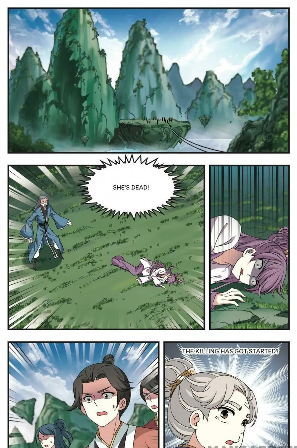 Read Feng Qi Cang Lan (Colored) chapter 416 image 8 on Lezhin