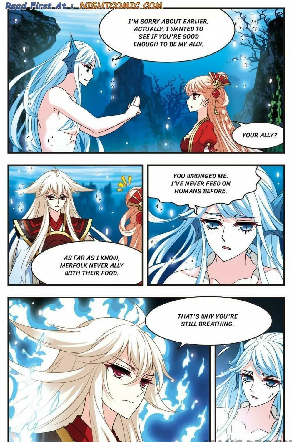 Read Feng Qi Cang Lan (Colored) chapter 485 image 8 on Lezhin