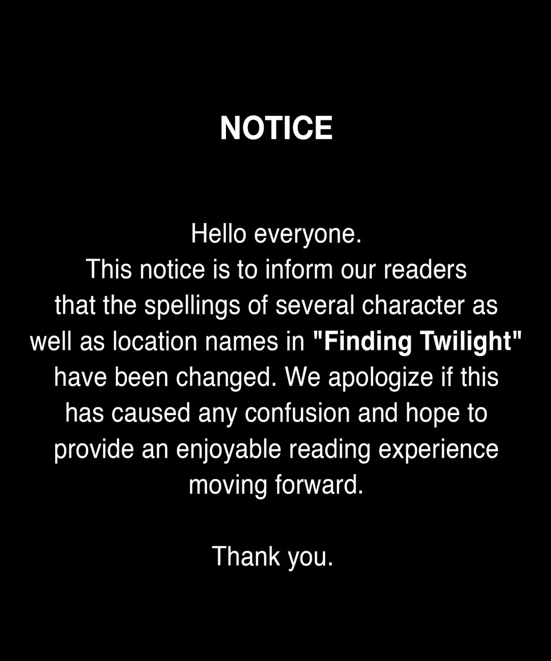 Read Finding Twilight chapter 16 image 1 on Lezhin