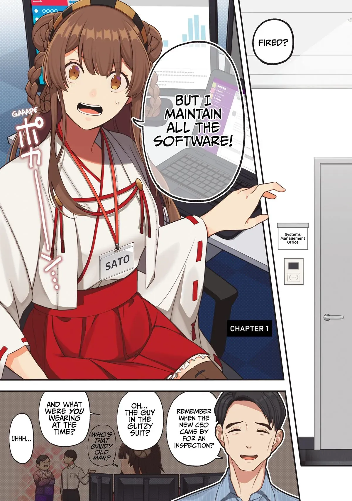 Read Fired? But I Maintain All the Software! chapter 1 image 2 on Lezhin