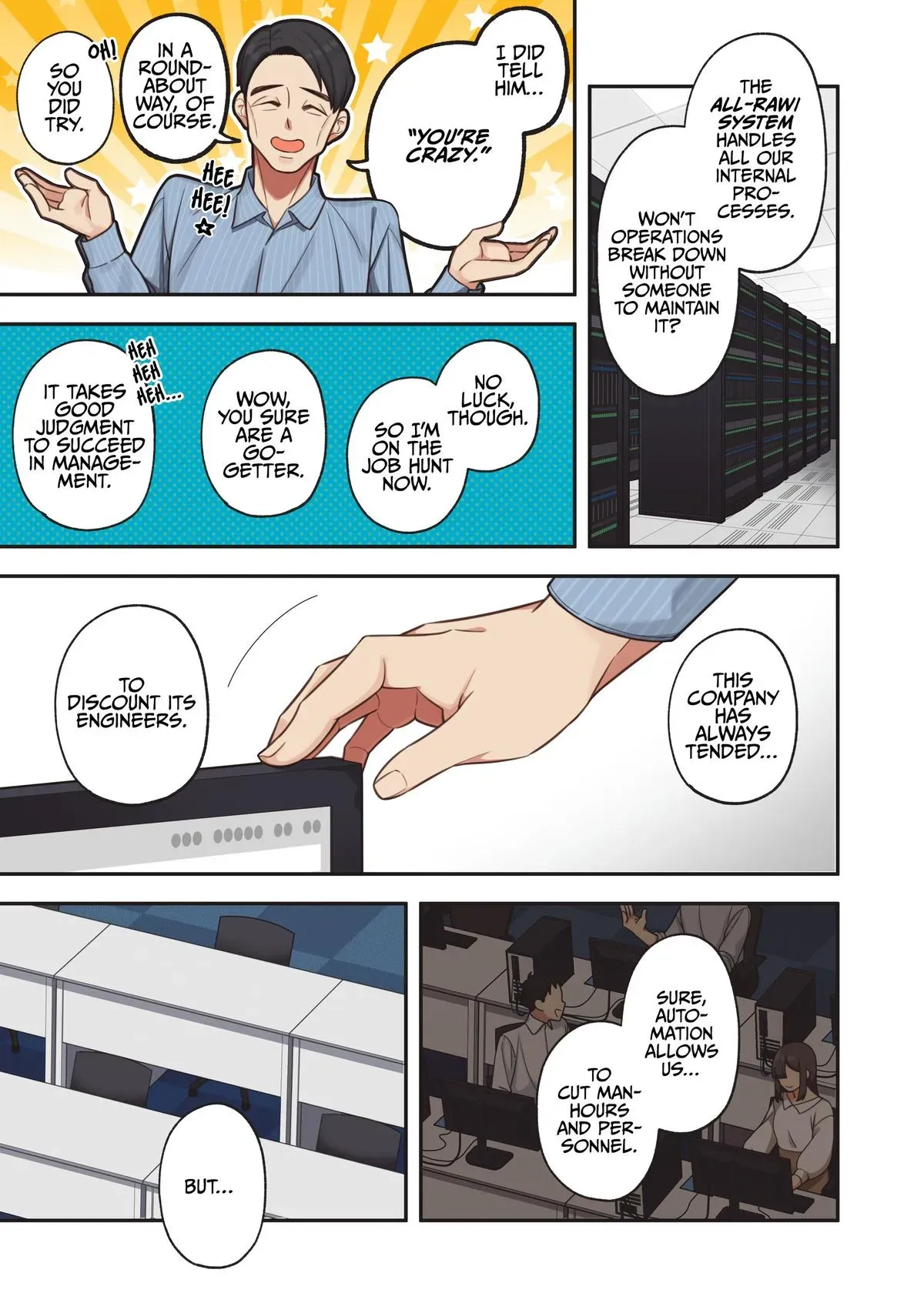 Read Fired? But I Maintain All the Software! chapter 1 image 4 on Lezhin