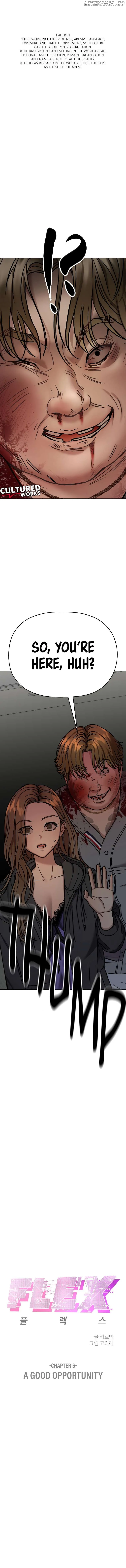 Read Flex  Manga chapter 6 image 1 on Lezhin