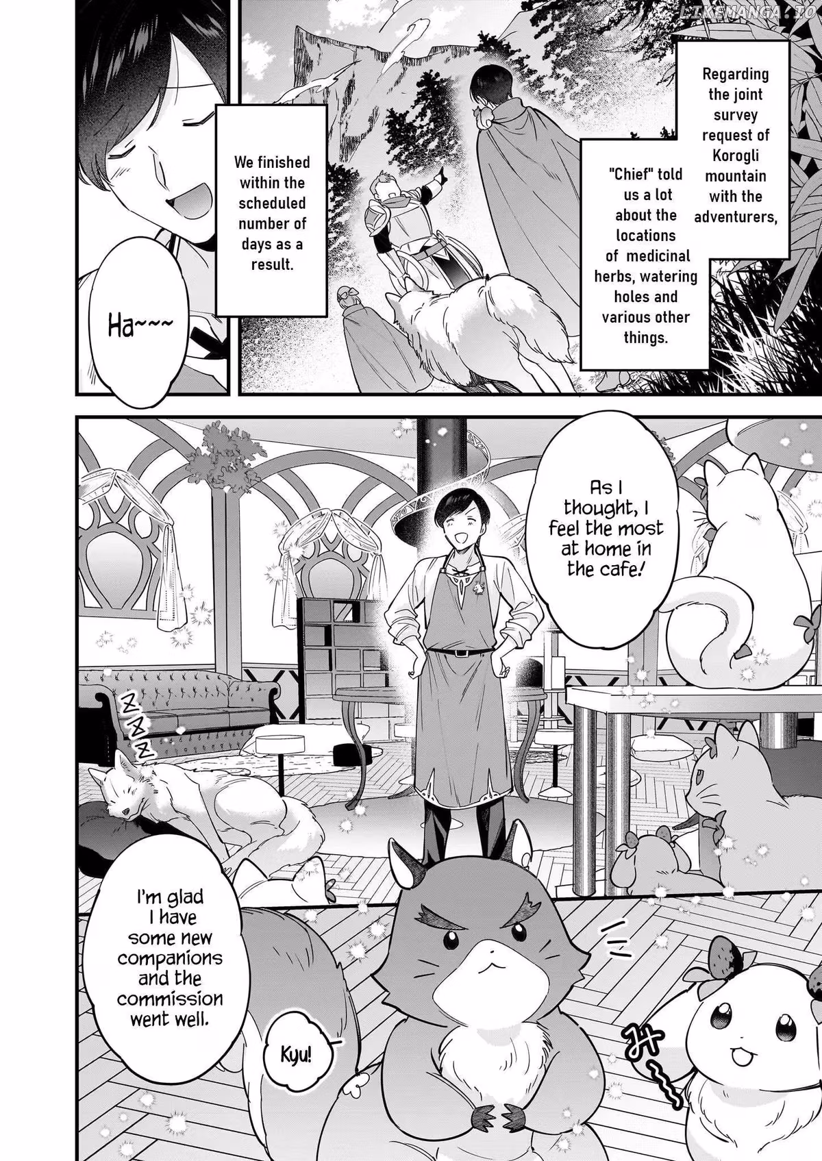 Read Fluffy Café in Another World chapter 27 image 2 on Lezhin